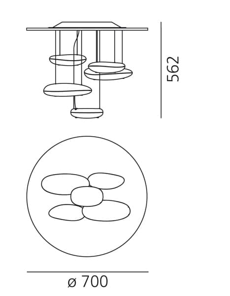 mercury mini ceiling artemide Ross Lovegrove