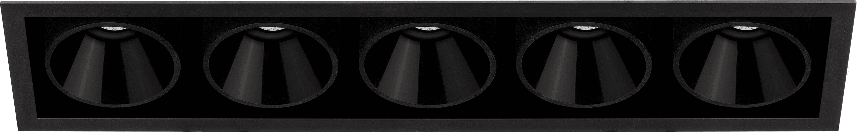 Arkoslight BLACK FOSTER RECESSED 5 DIM DALI 2700K Nero