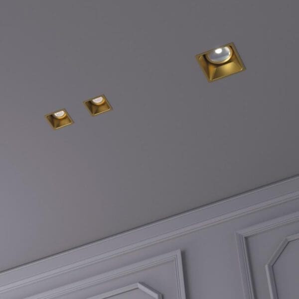 Oty Light BIC B02 5x5 plasterboard 4000K -  brass