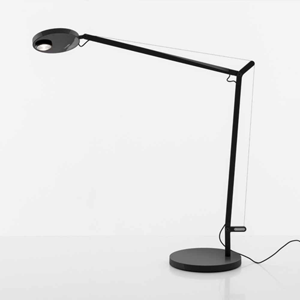 Artemide DEMETRA TABLE 3000K - nero base tavolo nero