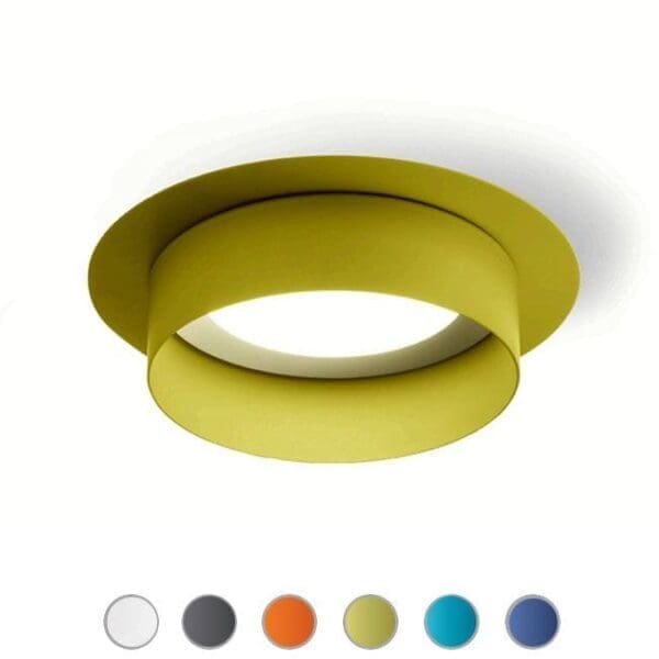 Modoluce HAMMER LED incasso D.18cm – lime