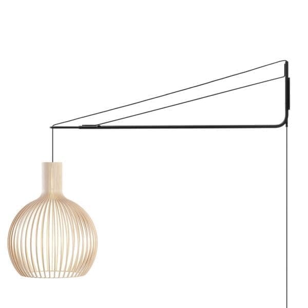 Secto Design VARSI solo accessorio braccio parete - laminato nero