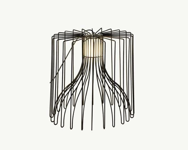 Modoluce ICARO OUTDOOR appoggio media D.50cm – nero
