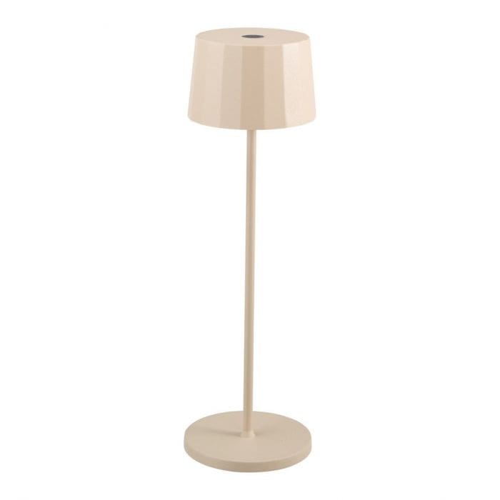 Marino Cristal Logica TWIGGY LESS Rechargeable table lamp with base Sand