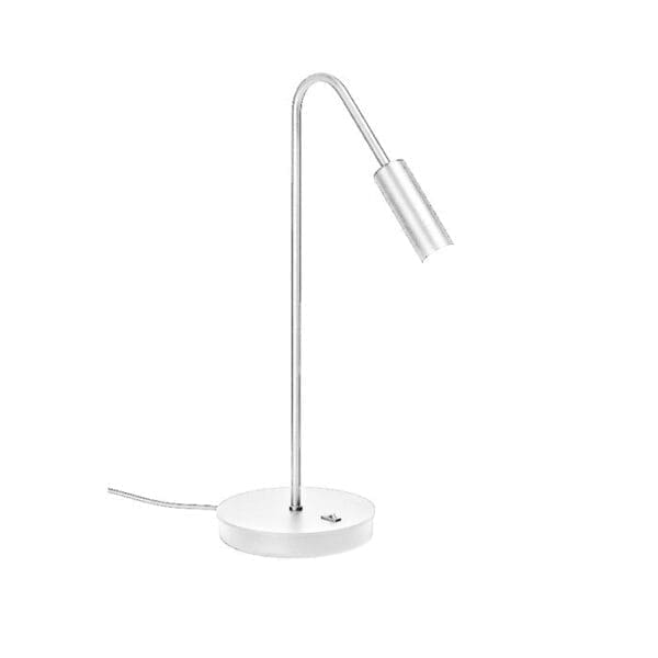 Estiluz VOLTA tavolo - LED 2700k - corpo bianco con finitura testa in bianco