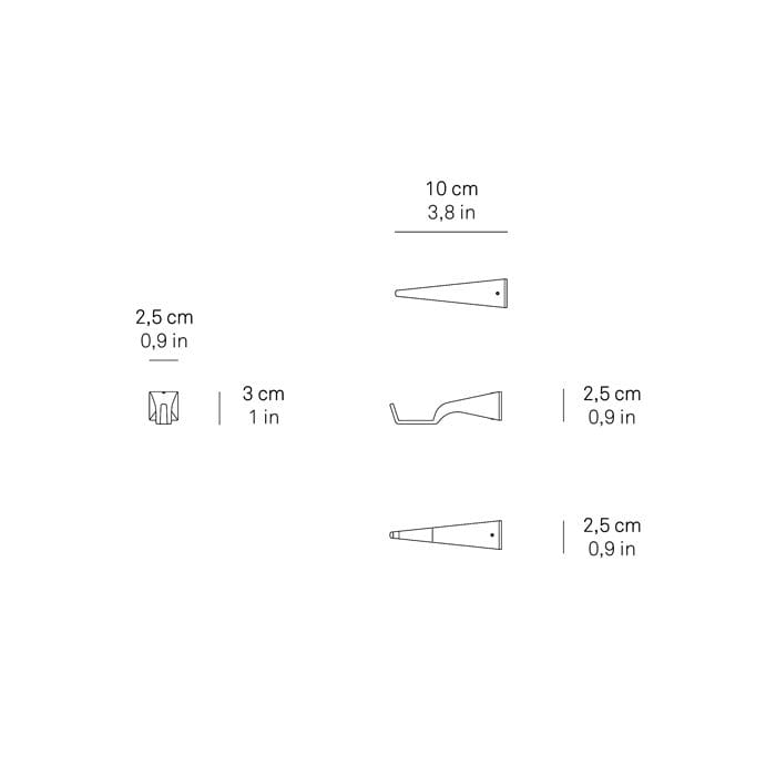 ZAFFERANO|Ai Lati PENCIL Wall brackets - white - Image 3