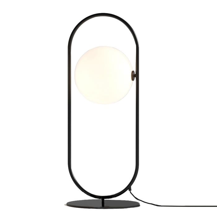 AROMAS DEL CAMPO ABBACUS table - matt black structure and opal diffuser
