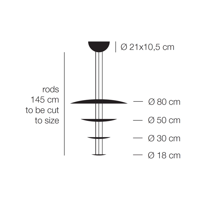 Catellani & Smith MACCHINA DELLA LUCE MOD. A - suspension - silver coloured leaf - Image 3