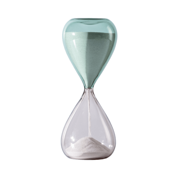 Venini CLESSIDRA 420.06 Powder pink Rio green