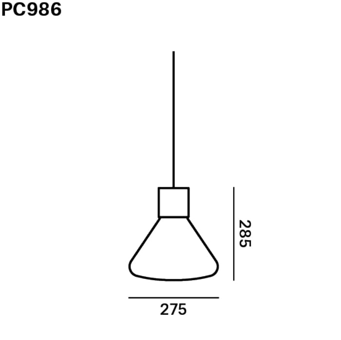 BROKIS MUFFINS wood 07 - suspension - smoke grey glass - european oak canopy - Image 3