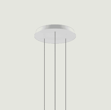 Lodes - Round Cluster System Modello 3 Lights ø 38CM - white