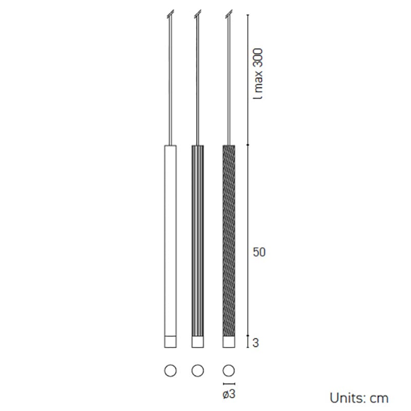 LUMEN CENTER TØBTWIST 50 - black nickel - Image 3