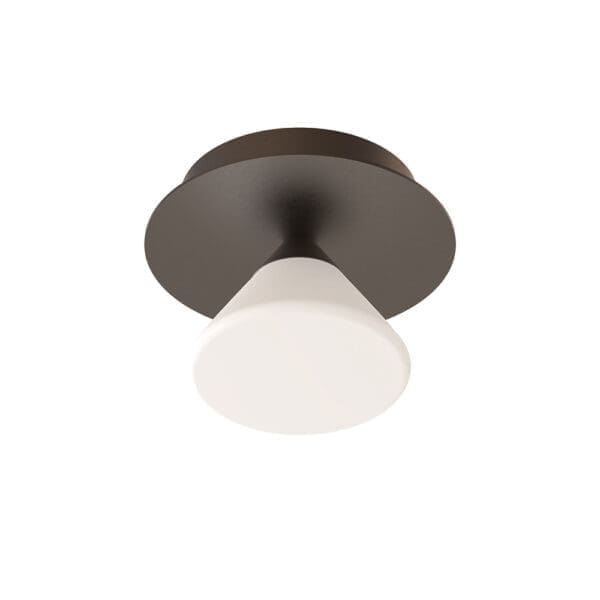 Tooy LINFA 565.41 struttura oro caldo e diffusore vetro bianco