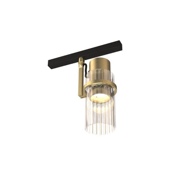 Tooy LEI 564.46 - ottone satinato - vetro trasparente