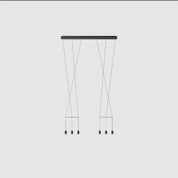 Vibia WIREFLOW Lineal 0338 - black