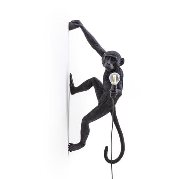 Seletti Monkey Lamp Appendibile Destra – nero