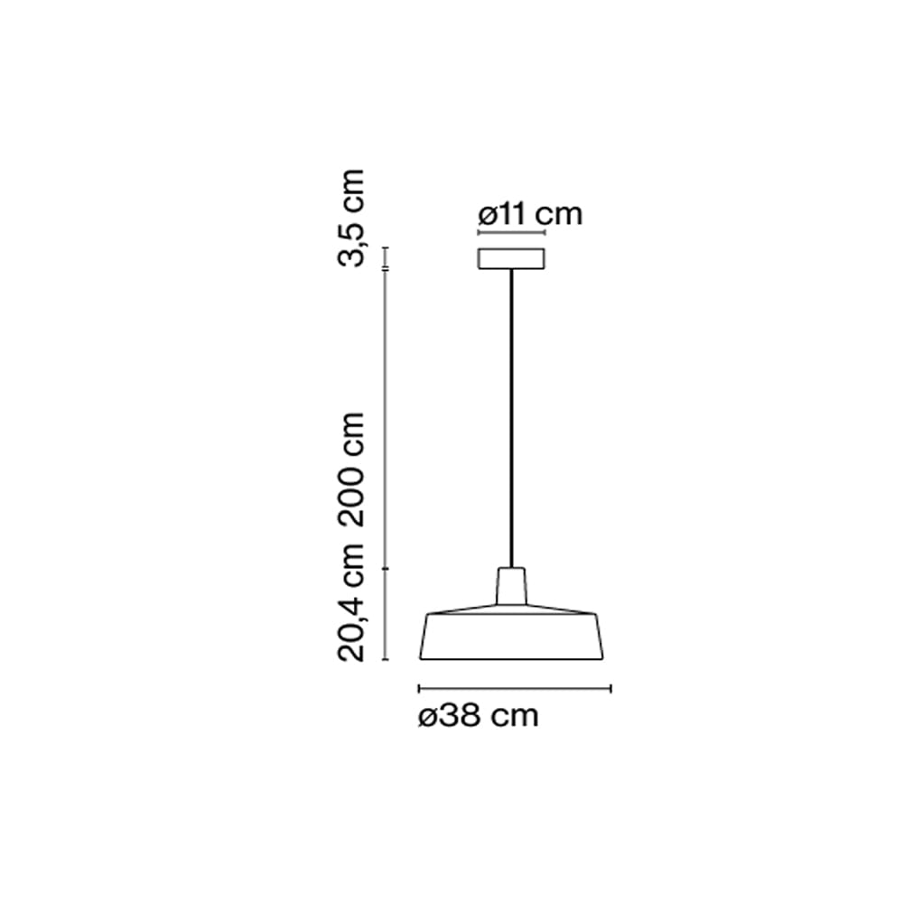 Marset SOHO 38 LED - DALI - nero - immagine 3