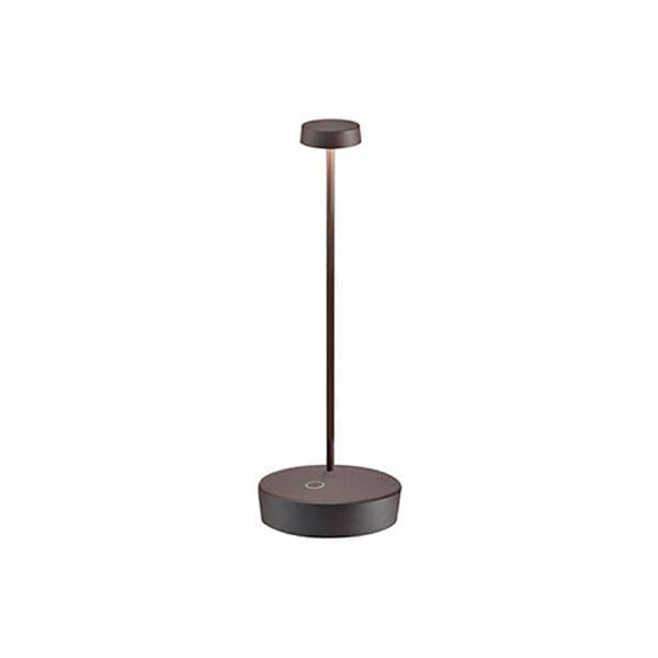 ZAFFERANO SWAP PRO tavolo - con base di ricarica a contatto - corten - outdoor