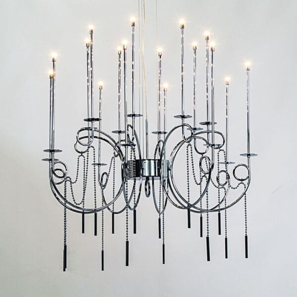 SP Light CALLIGRAFICO sospensione NITY 16 C LED - cromo
