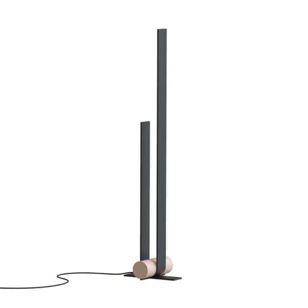 Tooy NASTRO 563.62 - struttura nero sabbia e cilindro beige