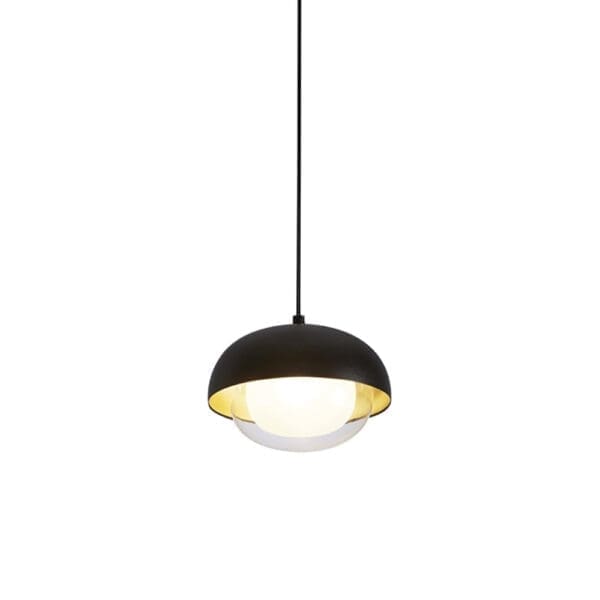 Tooy MUSE 554.21 - nero sabbia e ottone spazzolato
