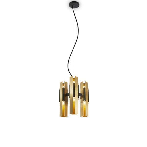 Tooy EXCALIBUR 559.23 - nero sabbia e ottone spazzolato