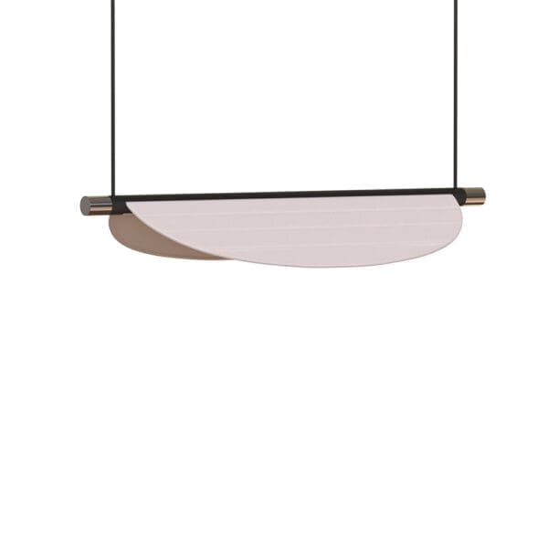 Tooy THULA 562.21 - nero sabbia, nichel satinato e pelle beige