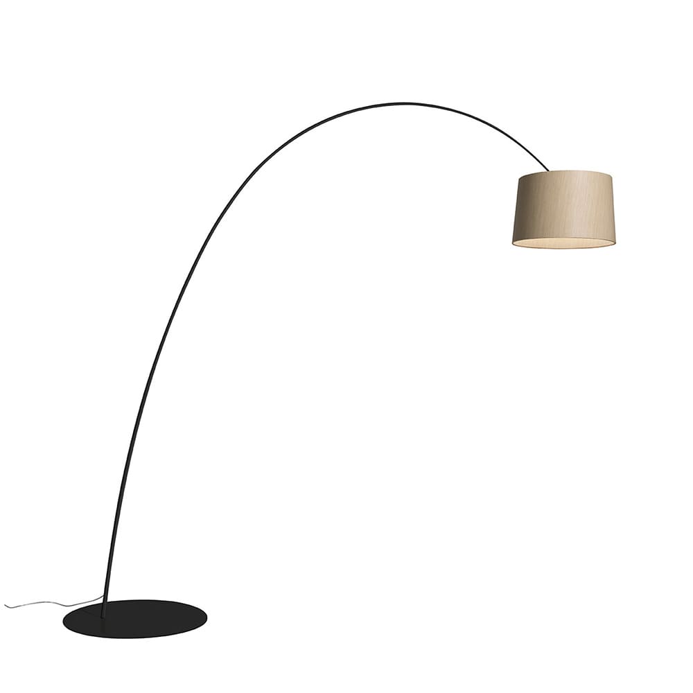 Foscarini TWIGGY ELLE WOOD floor - black and oak