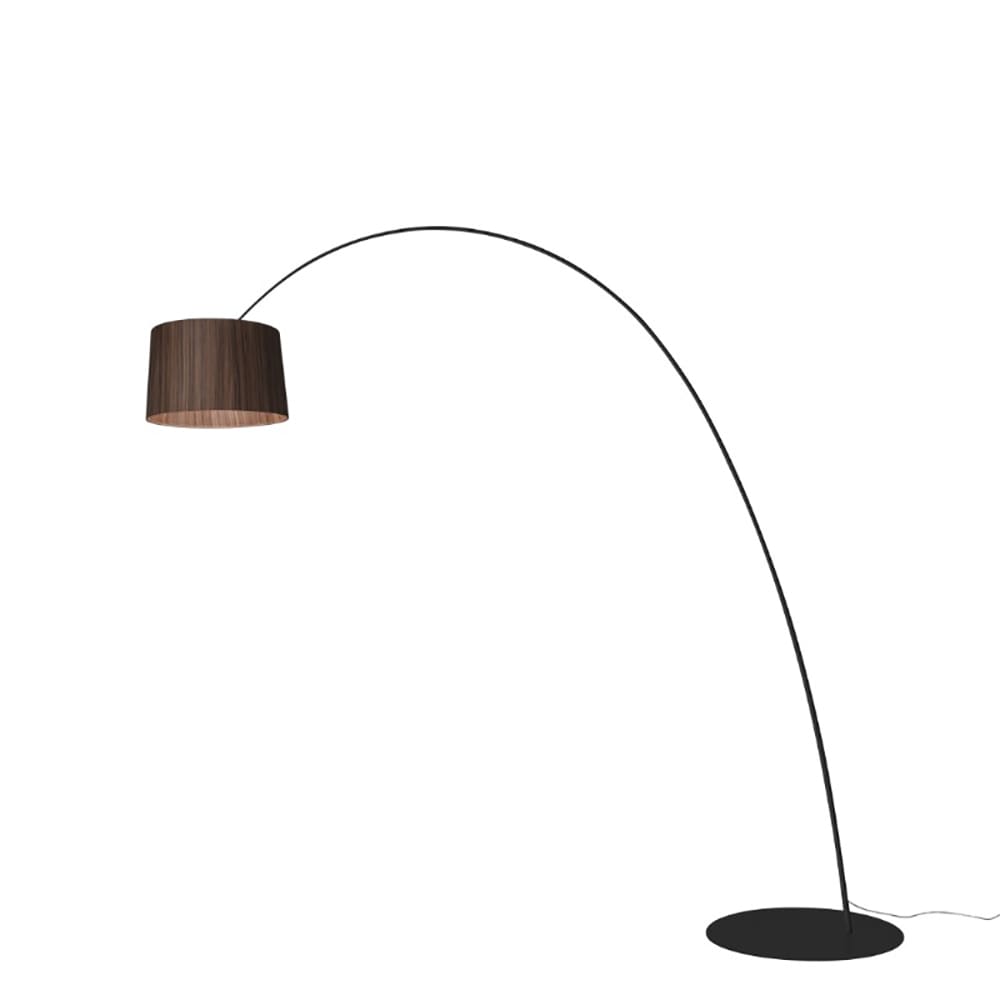 Foscarini TWIGGY ELLE WOOD floor - black and rosewood