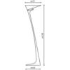 Artemide MONTJUIC - nero diffusore bianco - immagine 3