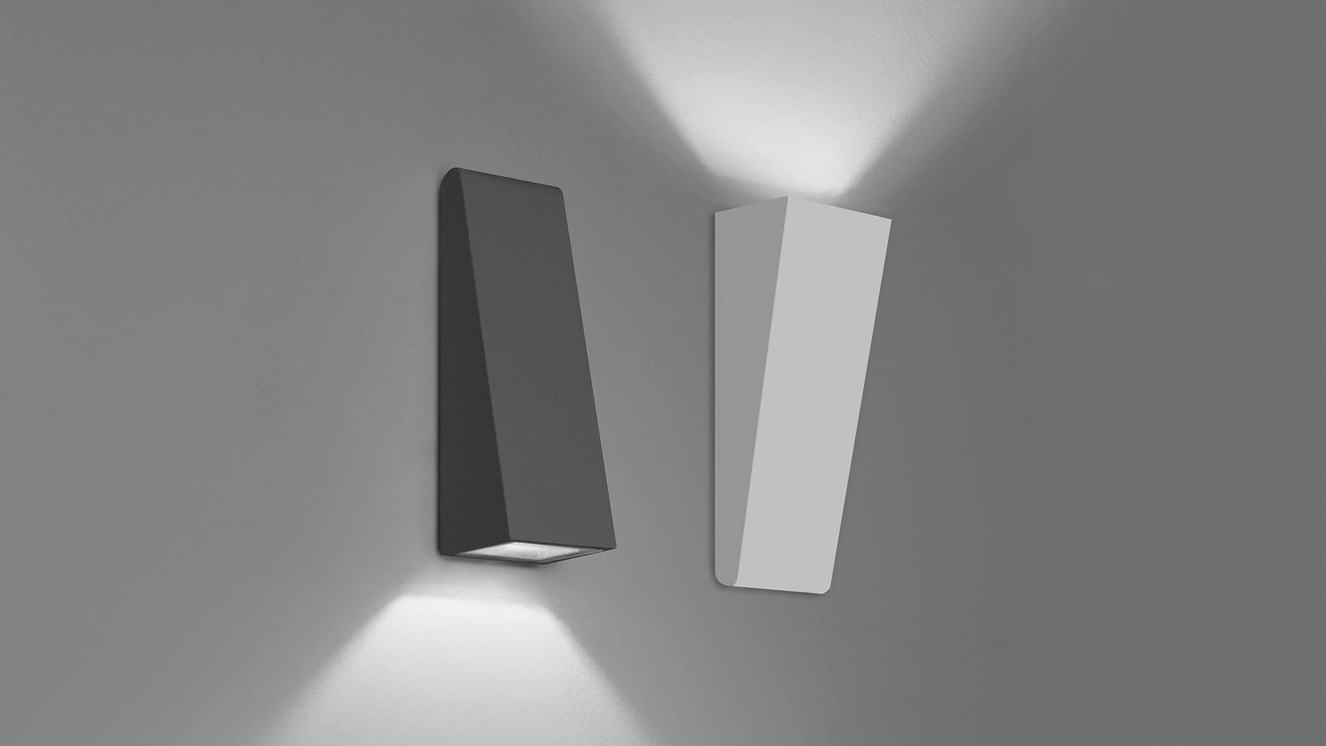 Artemide CUNEO MINI WALL / FLOOR - GREY WHITE RAL9002 - Image 2