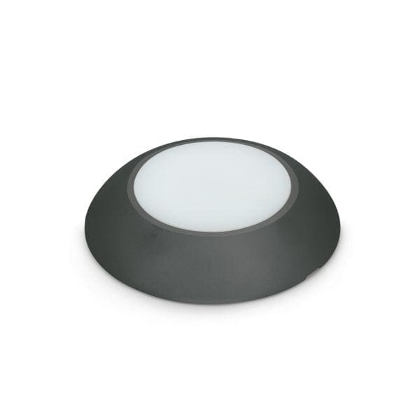 Lombardo CNC 100 UP LED 3000k - Diffusore poliglass - outdoor - antracite
