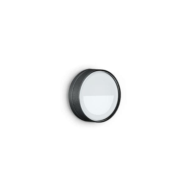 Lombardo AGO Top Asymmetric LED 3000k - Diffuser transparent - outdoor - black