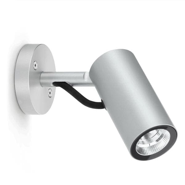 Lombardo AGO Wall Power LED 3000k - Diffusore trasparente - outdoor - grigio
