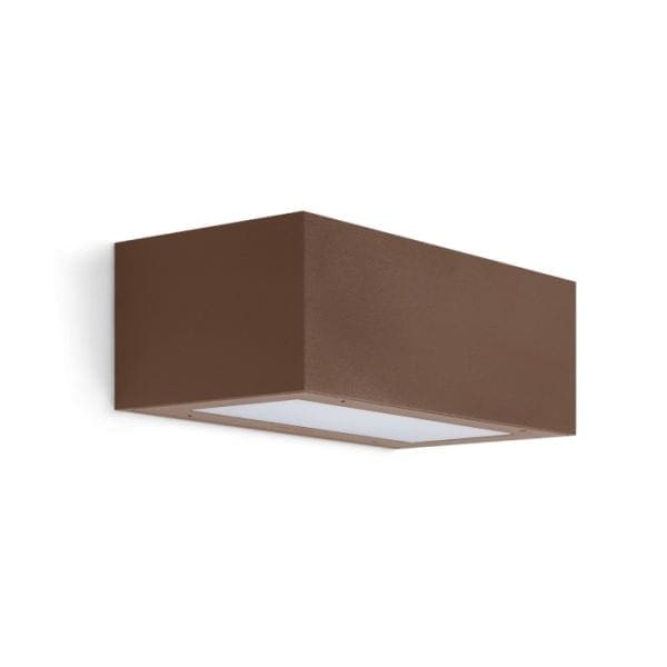 Lombardo TREND 22cm LED 3000k 18W - Mono Emissione - Diffusore Poliglass - outdoor - corten