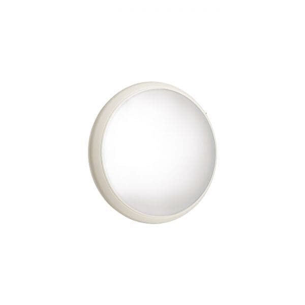 Lombardo NOVA tonda 26cm LED 3000k - Diffuser glass - outdoor - black