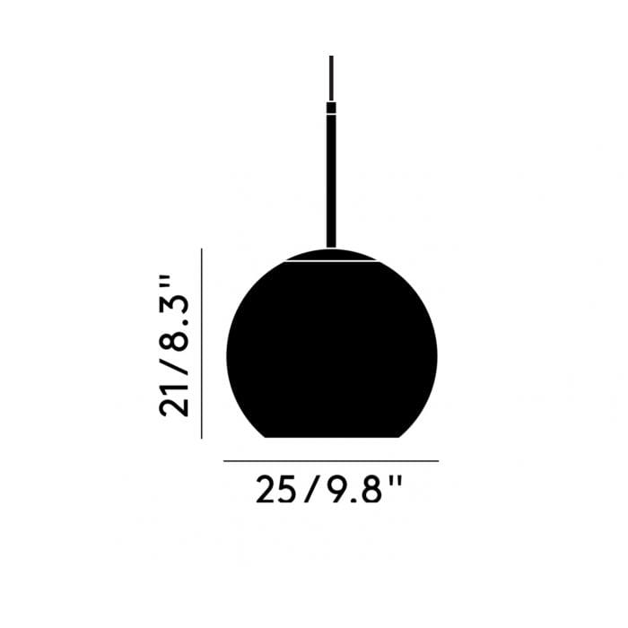 Tom Dixon COPPER LED 25cm ROTONDO - suspension - copper - Image 3