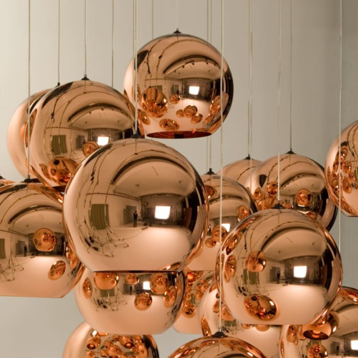 Tom Dixon COOPER TRIO ROTONDO - suspension - copper - Image 2