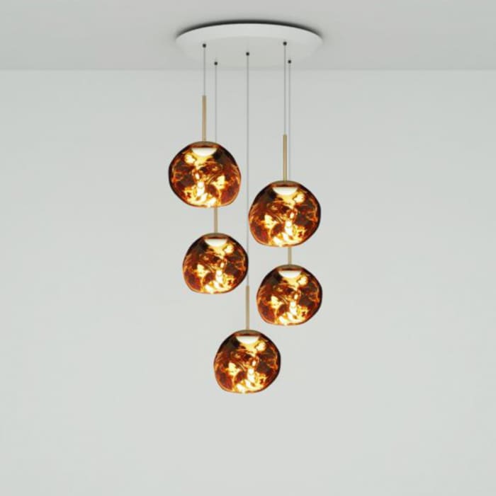 Tom Dixon MELT MINI ROUND - suspension - gold