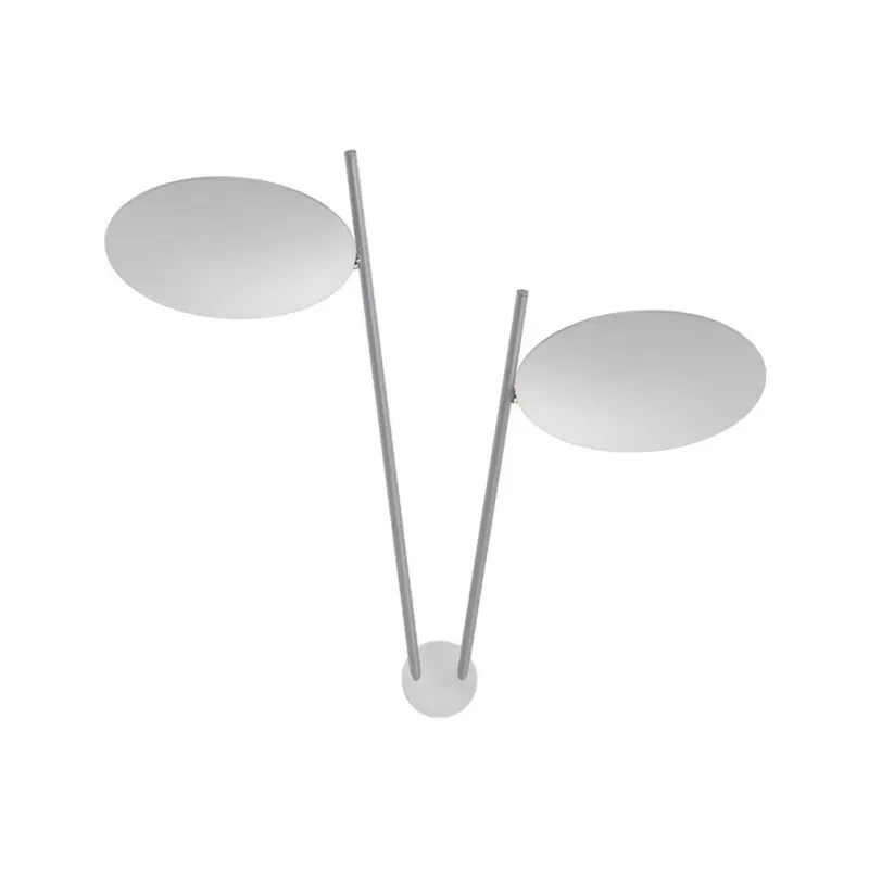 Catellani & Smith LEDERAM W2 - parete - dischi verniciati bianco, aste satinate, base bianca