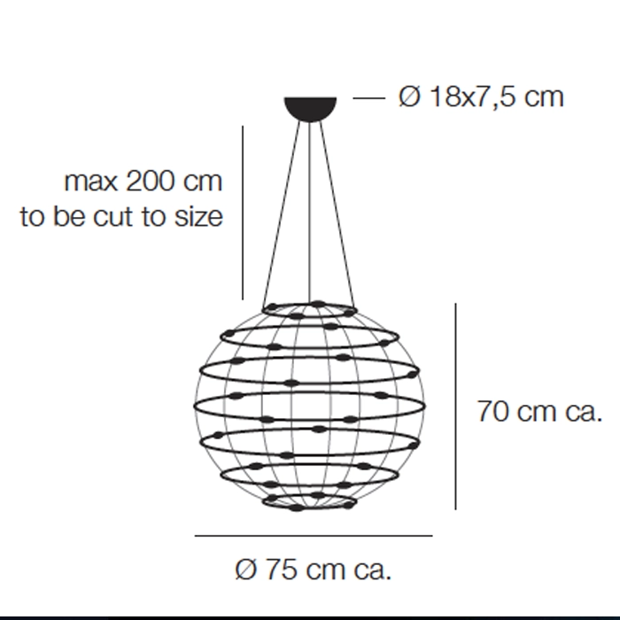 Catellani & Smith 28 PETITS BIJOUXS - suspension - brass - Image 3