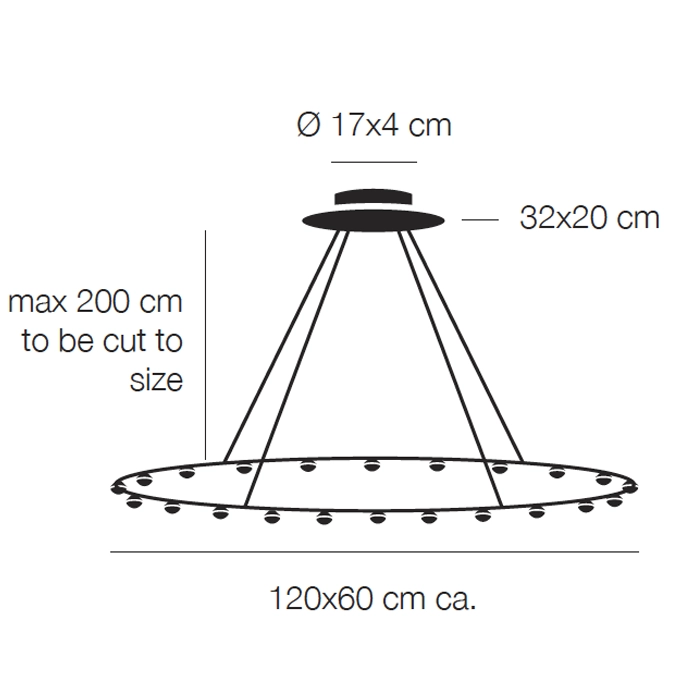 Catellani & Smith 22 PETITeS LENTILLES - suspension - brass - Image 3