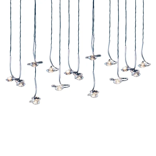 Catellani & Smith JACKIE O CHANDELIER 15 - suspension - nickel