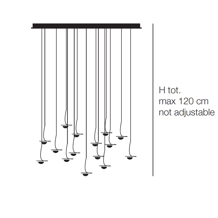 Catellani & Smith JACKIE O CHANDELIER 15 - suspension - nickel - Image 3