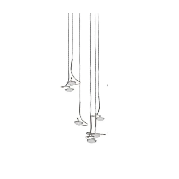 Catellani & Smith JACKIE O CHANDELIER 6 - suspension - nickel