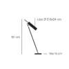 Catellani & Smith LUCENERA 500 - table - black - Image 3