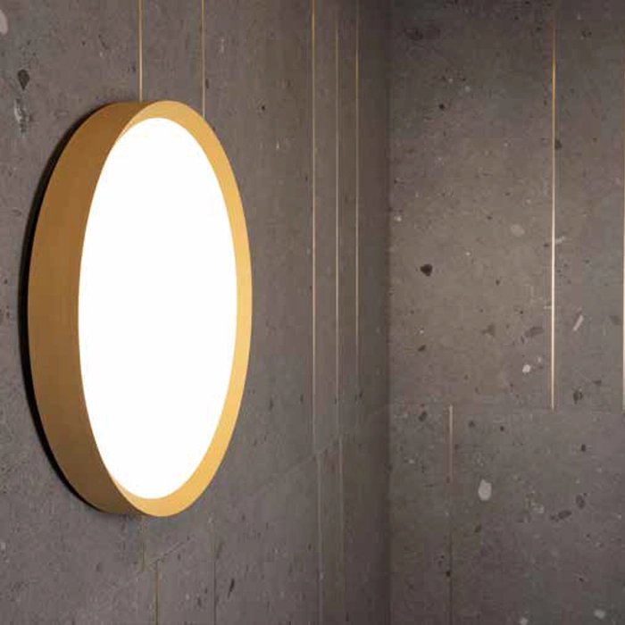 LOMBARDO Flo T 500 3000K - wall or ceiling - gold - indoor - Image 2