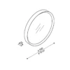 LOMBARDO Flo T 500 3000K - wall or ceiling - gold - indoor - Image 3