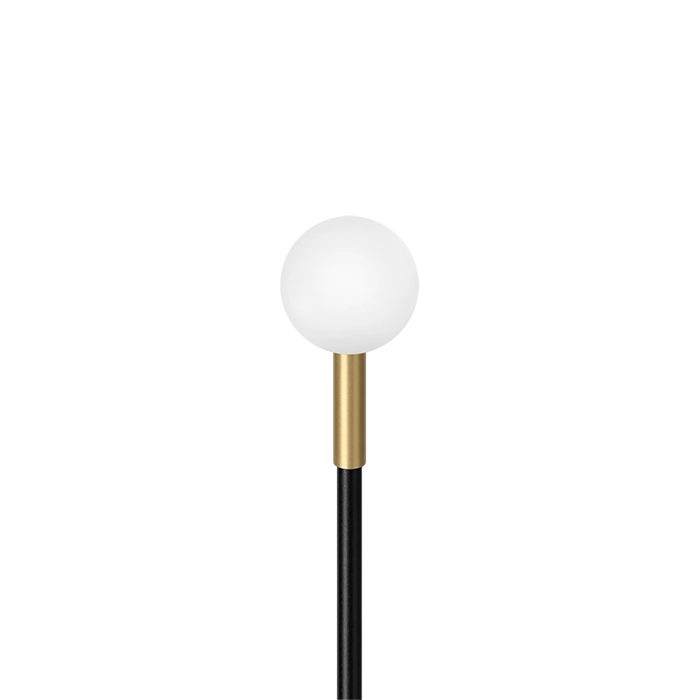 LOMBARDO LINFA O 80 3000k 3V - terra - nero e ottone - outdooor