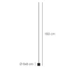 Catellani & Smith LIGHT STICK F - terra - asta nickel e base nera - immagine 2